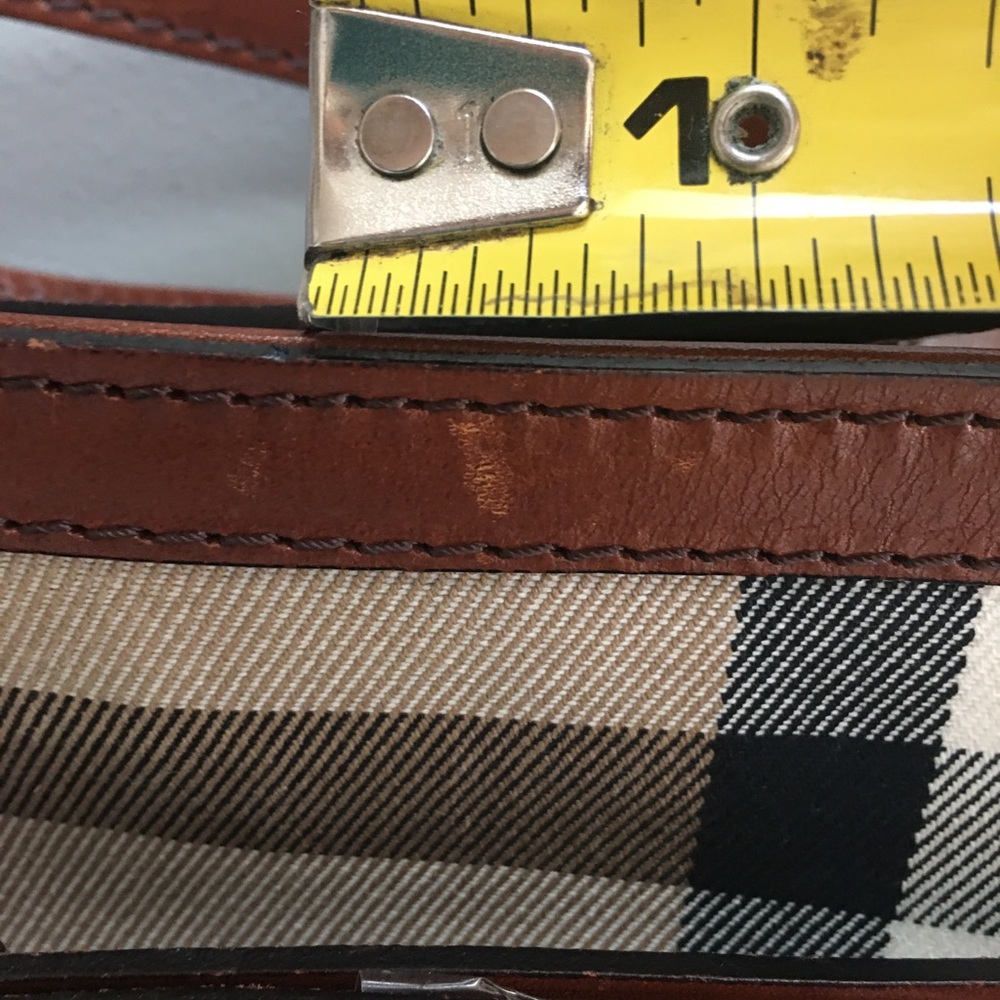 Sold* Burberry Bridle House Check Gosford Hobo - Picture 5 of 8